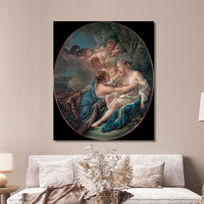 Giove Nelle Vesti Di Diana E Callisto François Boucher fbc39 quadro stampato su tela