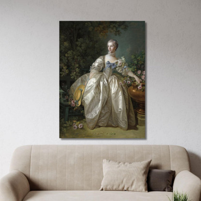 La Signora Bergeret François Boucher fbc51 quadro stampato su tela