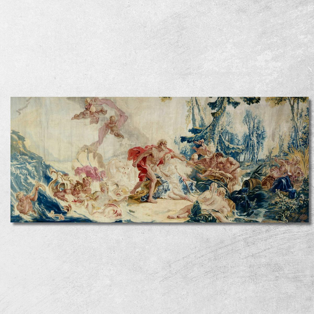 Nettuno E Amimone François Boucher fbc59 quadro stampato su tela Nettuno E Amimone François Boucher fbc59 quadro stampato su tela