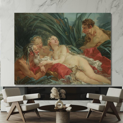 Pan E Siringe François Boucher fbc61 quadro stampato su tela