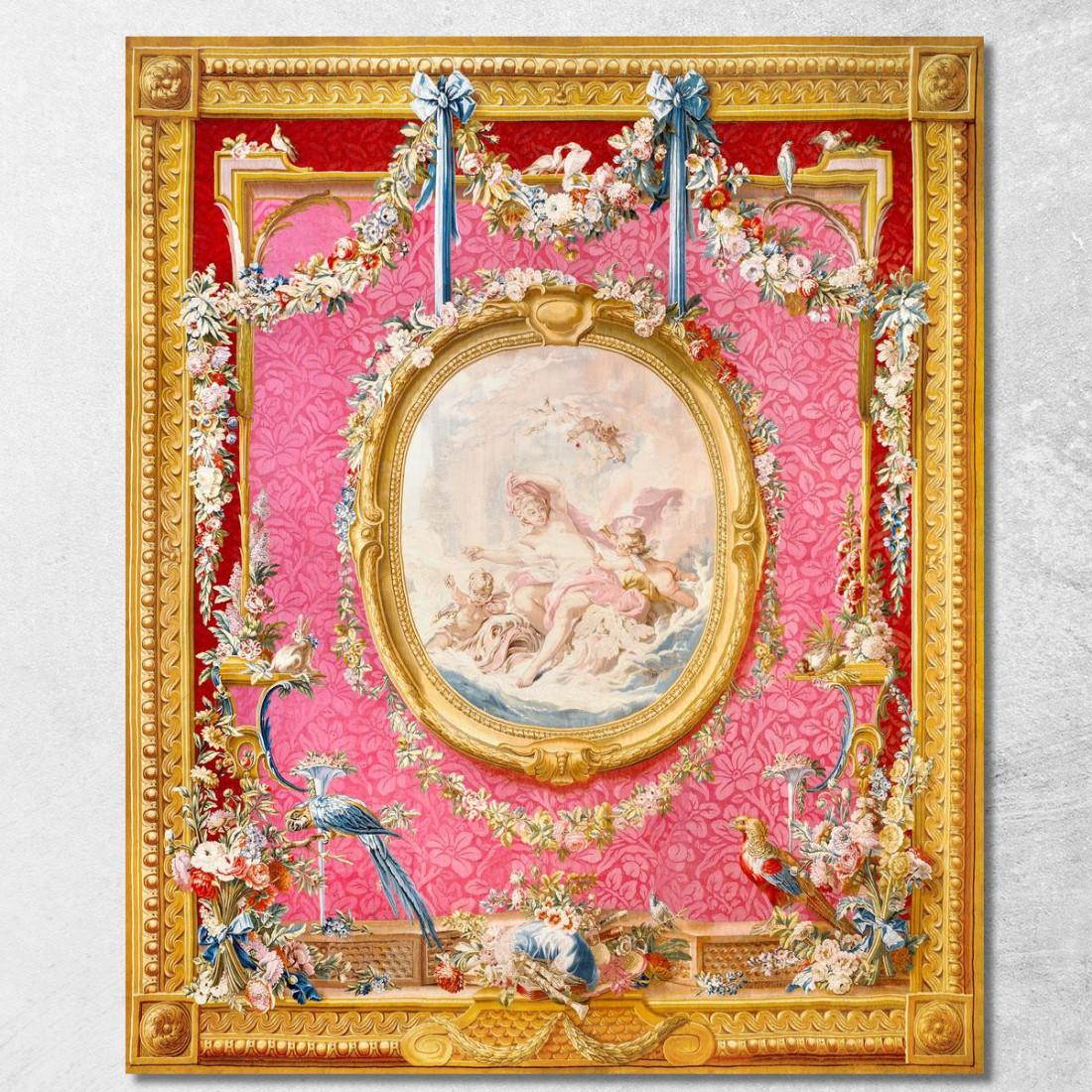 Arazzo Venere Che Emerge Dalle Acque François Boucher fbc83 quadro stampato su tela Arazzo Venere Che Emerge Dalle Acque François Boucher fbc83 quadro stampato su tela