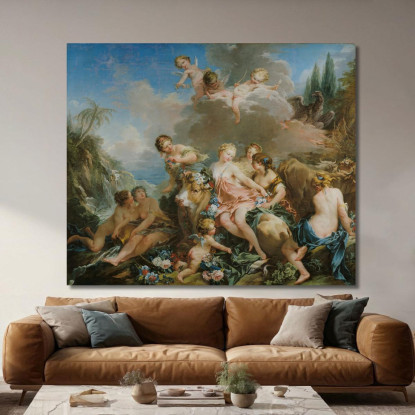 Il Ratto D'Europa François Boucher fbc97 quadro stampato su tela