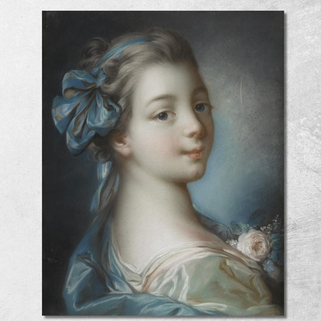 Ragazza Giovane François Boucher fbc116 quadro stampato su tela Ragazza Giovane François Boucher fbc116 quadro stampato su tela