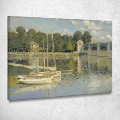 Il Ponte Dell'Argenteuil Claude Monet mnt171 quadro stampato su tela