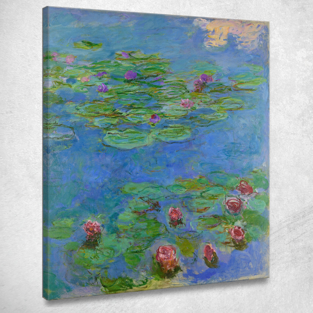 Ninfee 1914-1917 Claude Monet mnt176 quadro stampato su tela Ninfee 1914-1917 Claude Monet mnt176 quadro stampato su tela