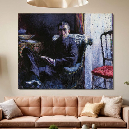 Ritratto Di Georges Roman Gustave Caillebotte gcl22 quadro stampato su tela