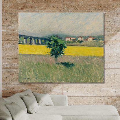 Prateria Al Pont D'Argenteuil Gustave Caillebotte gcl24 quadro stampato su tela