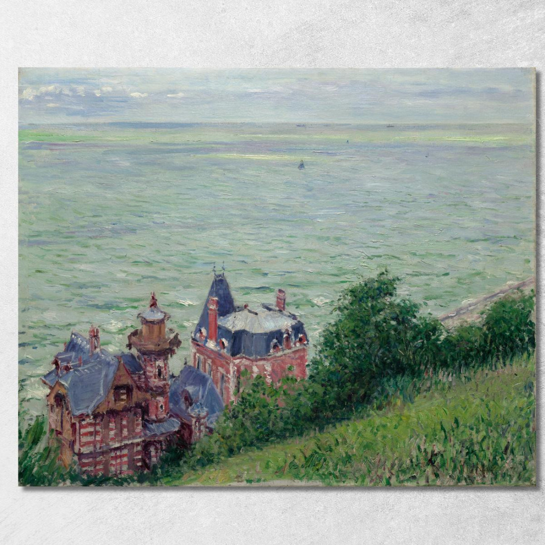 Ville A Trouville Gustave Caillebotte gcl34 quadro stampato su tela