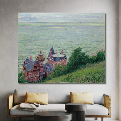 Ville A Trouville Gustave Caillebotte gcl34 quadro stampato su tela