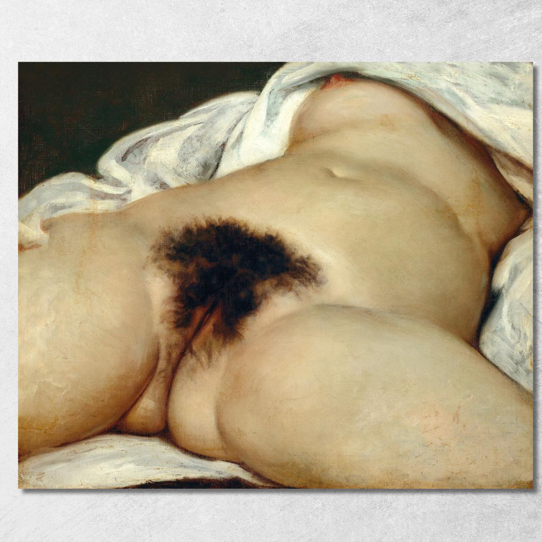 L'Origine Del Mondo Gustave Courbet cg7 quadro stampato su tela L'Origine Del Mondo Gustave Courbet cg7 quadro stampato su tela