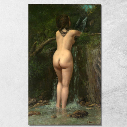 La Fonte Gustave Courbet cg13 quadro stampato su tela