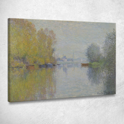 Autunno Sulla Senna Argenteuil Claude Monet mnt190 quadro stampato su tela