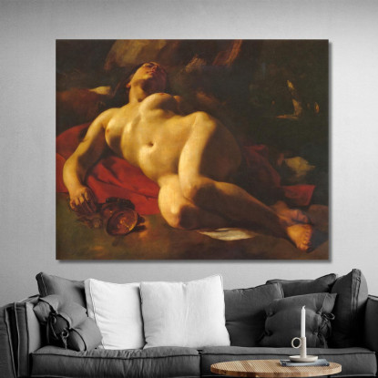 La Baccante Gustave Courbet cg26 quadro stampato su tela