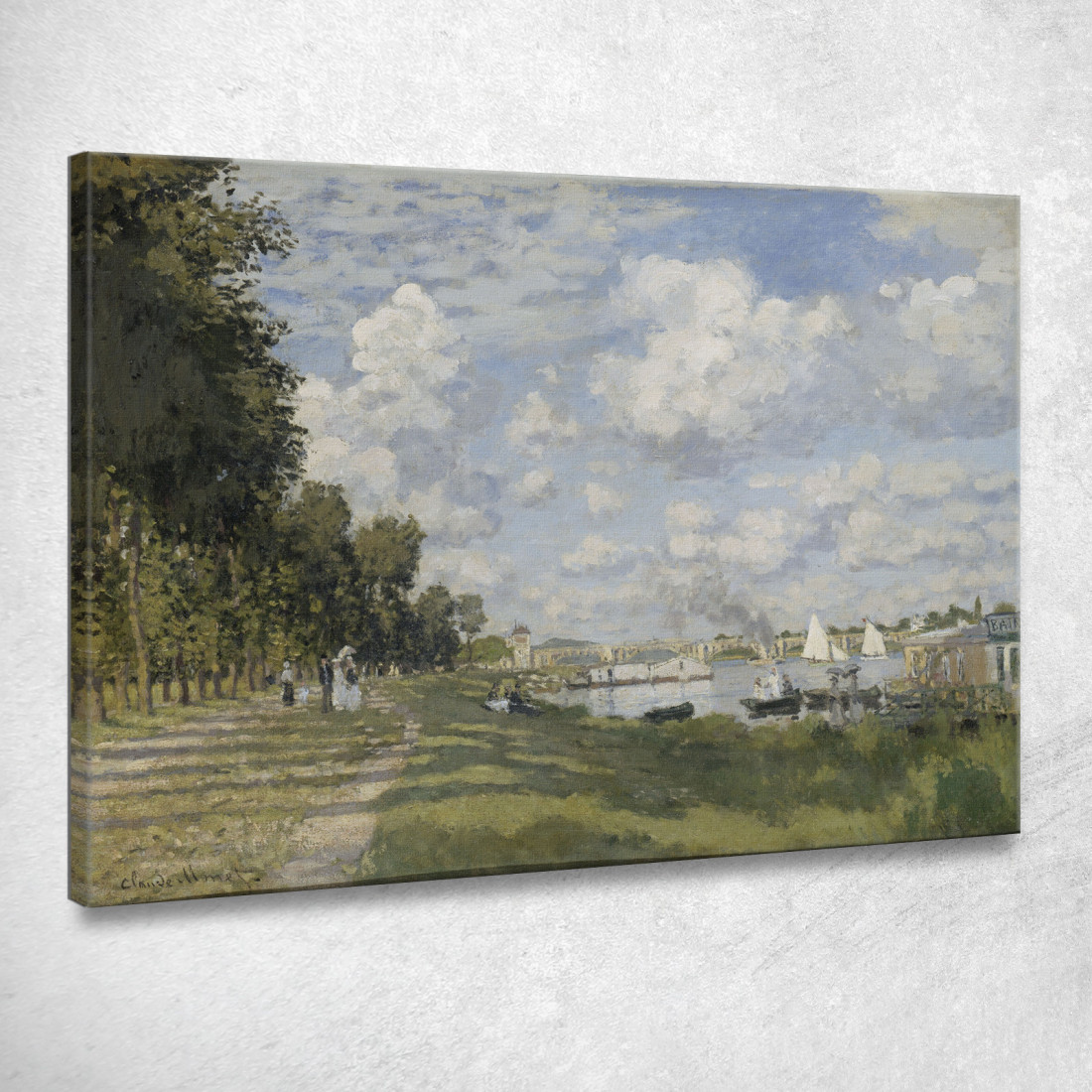 Bacino Dell'Argenteuil Claude Monet mnt193 quadro stampato su tela Bacino Dell'Argenteuil Claude Monet mnt193 quadro stampato su tela