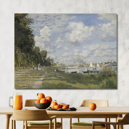 Bacino Dell'Argenteuil Claude Monet mnt193 quadro stampato su tela