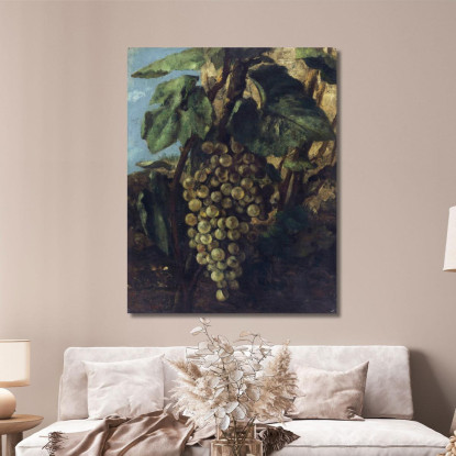 Grappolo D'Uva Gustave Courbet cg73 quadro stampato su tela