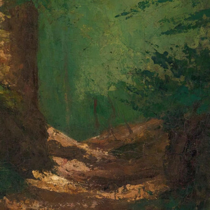 La Radura 2 Gustave Courbet cg83 quadro stampato su tela