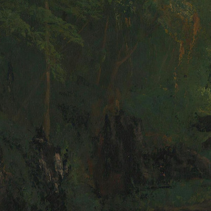Paesaggio Dal Giura Gustave Courbet cg91 quadro stampato su tela