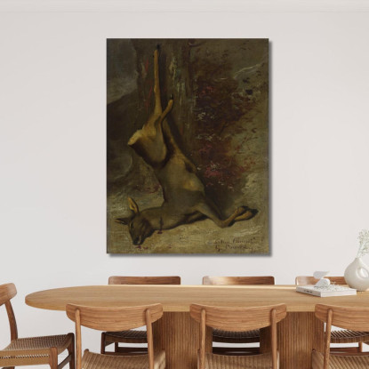 Il Capriolo Gustave Courbet cg97 quadro stampato su tela
