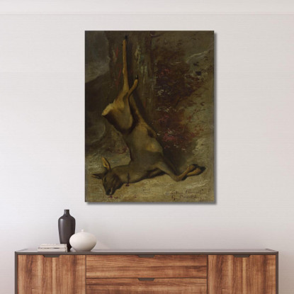 Il Capriolo Gustave Courbet cg97 quadro stampato su tela