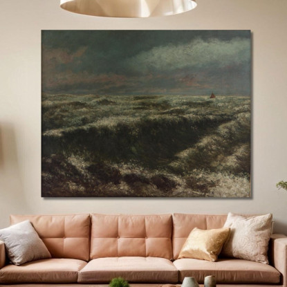 Marina Gustave Courbet cg113 quadro stampato su tela