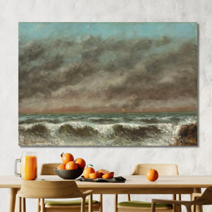 Marino Gustave Courbet cg115 quadro stampato su tela