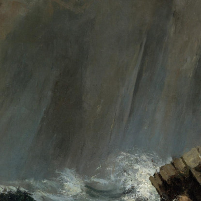 Marine La Tromba Marina Gustave Courbet cg116 quadro stampato su tela