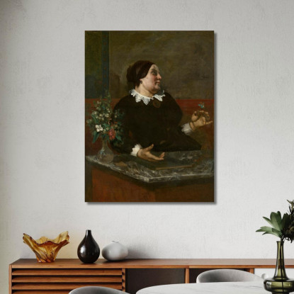 Madre Gregoire Gustave Courbet cg118 quadro stampato su tela