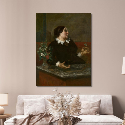 Madre Gregoire Gustave Courbet cg118 quadro stampato su tela