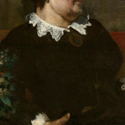 Madre Gregoire Gustave Courbet cg118 quadro stampato su tela