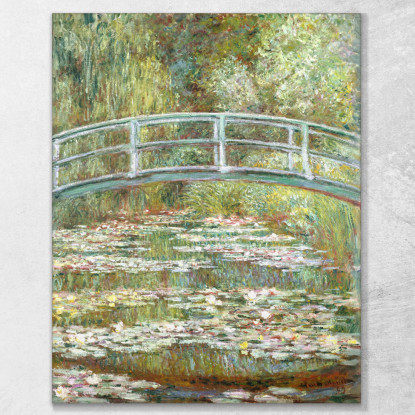 Ponte Sopra Uno Stagno Di Ninfee Claude Monet mnt203 quadro stampato su tela