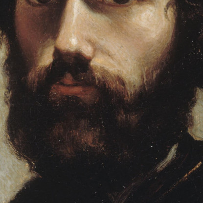 Ritratto Di Jules Valles Gustave Courbet cg133 quadro stampato su tela