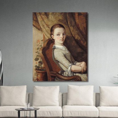 Ritratto Di Giulietta Courbet Gustave Courbet cg134 quadro stampato su tela