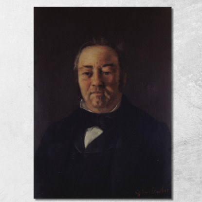 Ritratto Del Signor Corbinaud Gustave Courbet cg135 quadro stampato su tela