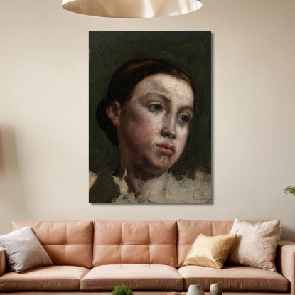 Ritratto Di Una Giovane Donna Gustave Courbet cg140 quadro stampato su tela