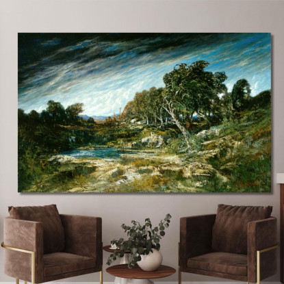 La Folata Di Vento Gustave Courbet cg174 quadro stampato su tela