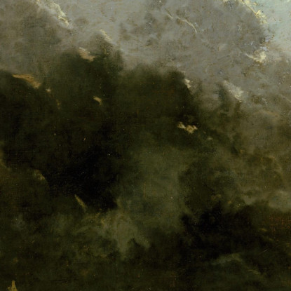 Il Mare Gustave Courbet cg178 quadro stampato su tela