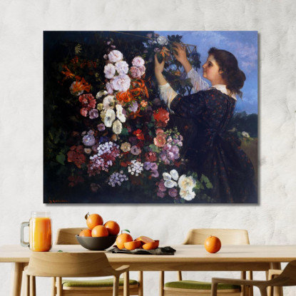Traliccio Gustave Courbet cg187 quadro stampato su tela