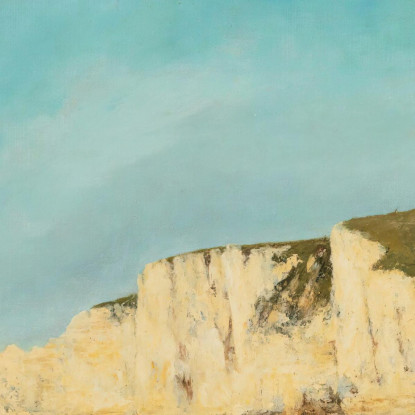 Étretat Les Cliffs Gustave Courbet cg201 quadro stampato su tela
