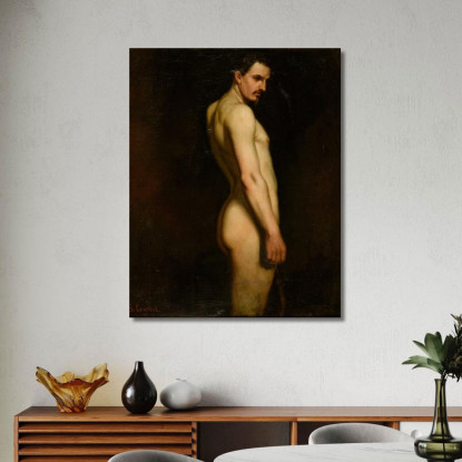 Studio Nudo Gustave Courbet cg203 quadro stampato su tela