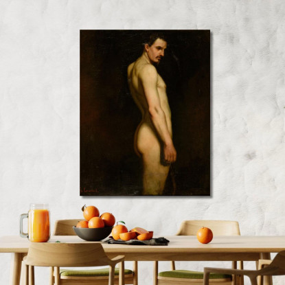 Studio Nudo Gustave Courbet cg203 quadro stampato su tela