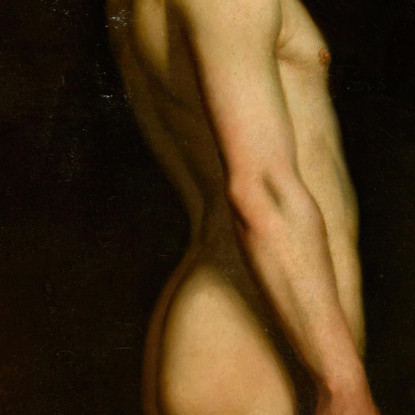 Studio Nudo Gustave Courbet cg203 quadro stampato su tela