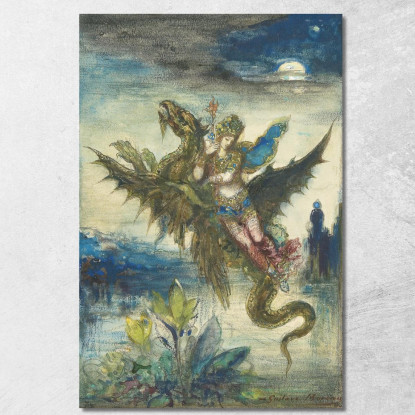 Sogno D'Oriente Gustave Moreau gmr6 quadro stampato su tela