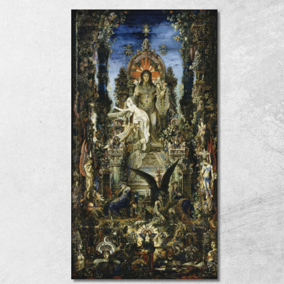 Giove E Semele Gustave Moreau gmr11 quadro stampato su tela