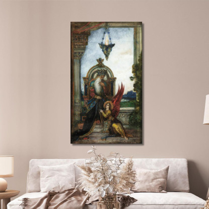 Re Davide 2 Gustave Moreau gmr12 quadro stampato su tela