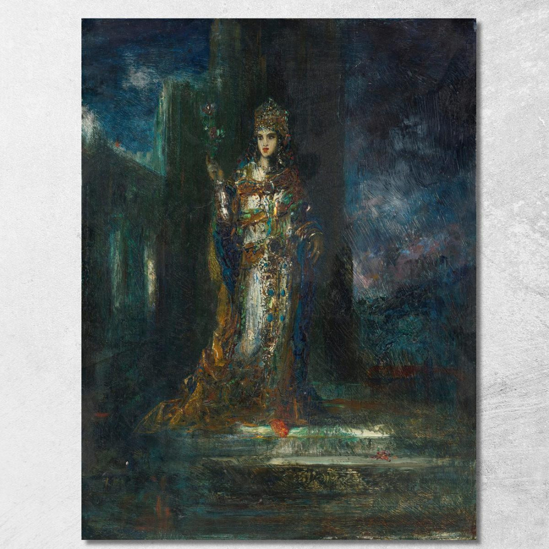 La Sposa Della Notte Gustave Moreau gmr14 quadro stampato su tela La Sposa Della Notte Gustave Moreau gmr14 quadro stampato su tela