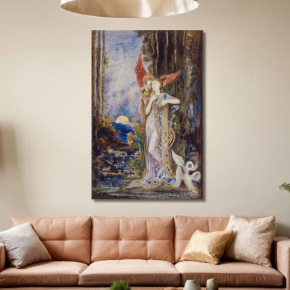 L'Ispirazione Gustave Moreau gmr24 quadro stampato su tela