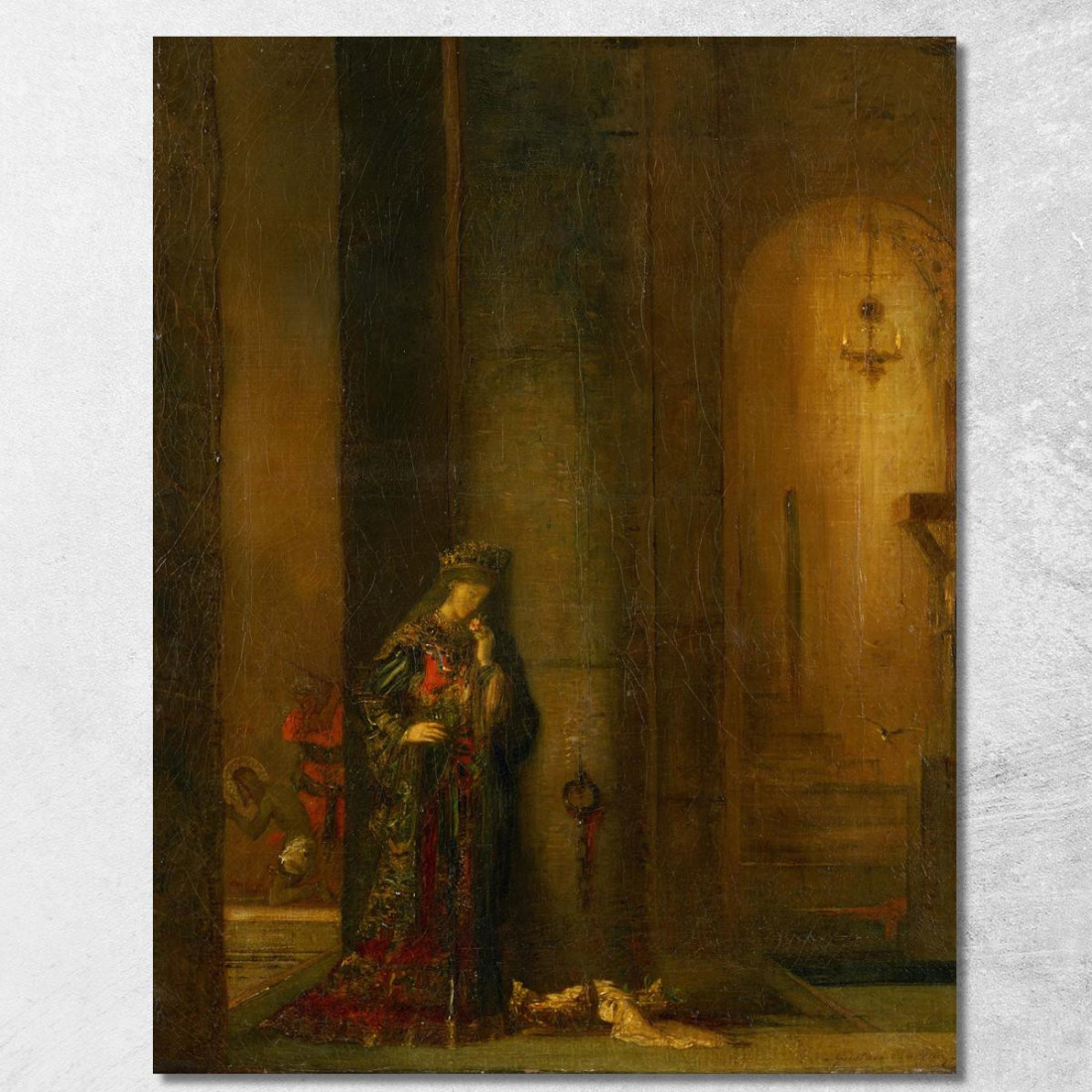 Salomè Alla Prigione Gustave Moreau gmr33 quadro stampato su tela Salomè Alla Prigione Gustave Moreau gmr33 quadro stampato su tela