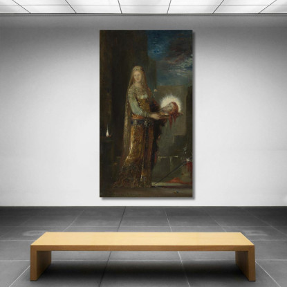 Salomè Con La Testa Di Giovanni Battista Gustave Moreau gmr34 quadro stampato su tela