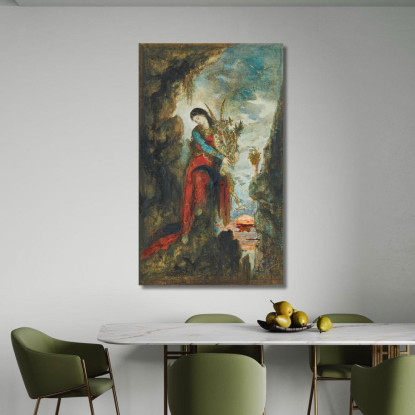 Saffo Gustave Moreau gmr37 quadro stampato su tela